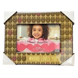 Sonoma Life+Style Owls Whooo Loves You Owl Always Love You Picture Frame 4" X 6"